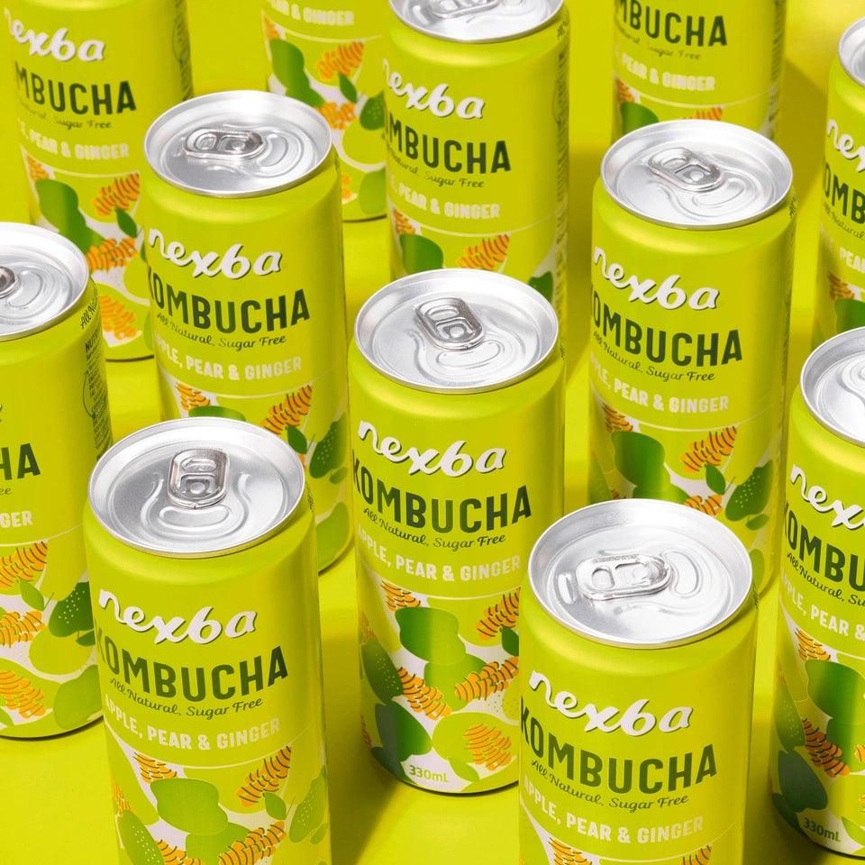 Apple Pear & Ginger Kombucha