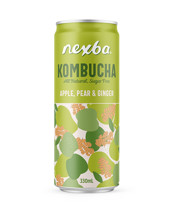 Apple Pear & Ginger Kombucha