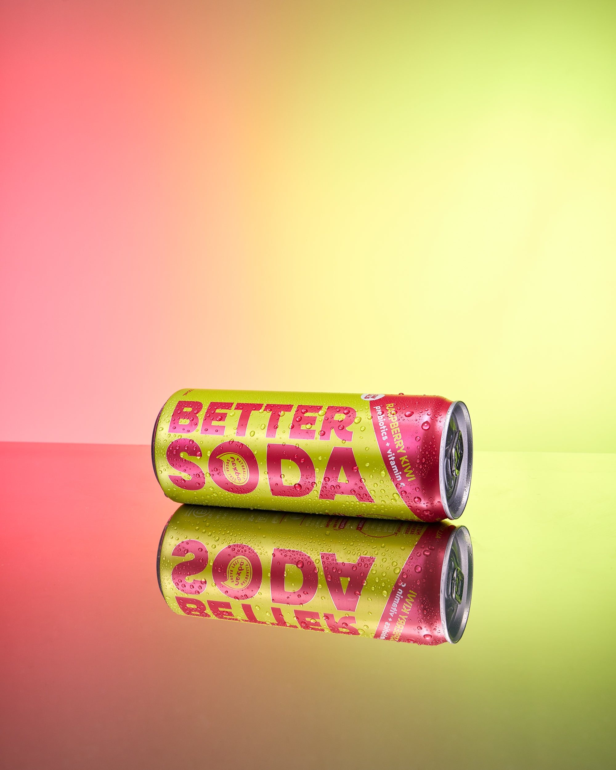 Raspberry Kiwi Better Soda