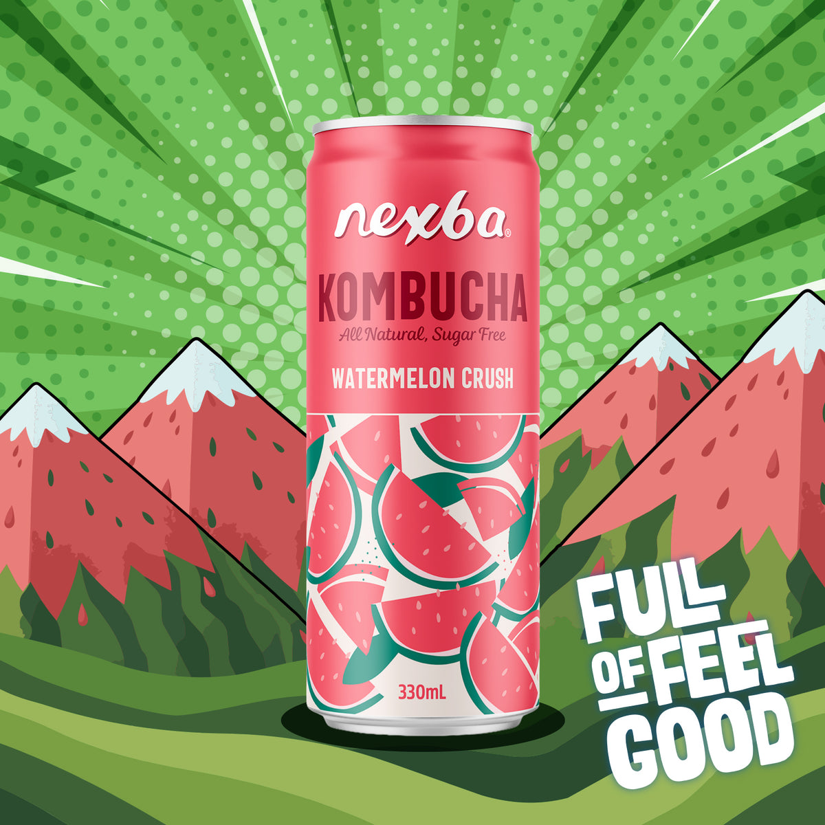 Watermelon Crush Kombucha